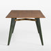 Verbier 82" Kombu Green Dining Table with Dark Walnut by Daniel Humm