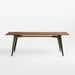 Verbier 82" Kombu Green Dining Table with Dark Walnut by Daniel Humm