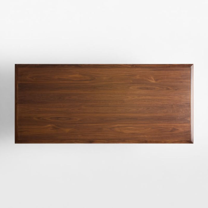 Verbier 82" Kombu Green Dining Table with Dark Walnut by Daniel Humm