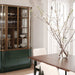 Verbier 82" Kombu Green Dining Table with Dark Walnut by Daniel Humm