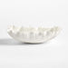 Deckled Edge White Porcelain Decorative Bowl