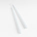 Dipped White Taper Candles 12", Set of 2