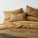 EUROPEAN FLAX -Certified Linen Ditsy Floral Yellow King Duvet Cover