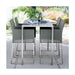 Dune Taupe Outdoor Counter Stool with Sunbrella ® Cushion