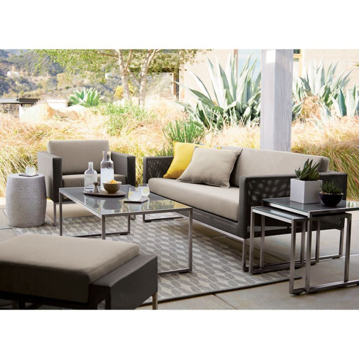Dune Taupe Outdoor Lounge Chair with Sunbrella ® Cushions