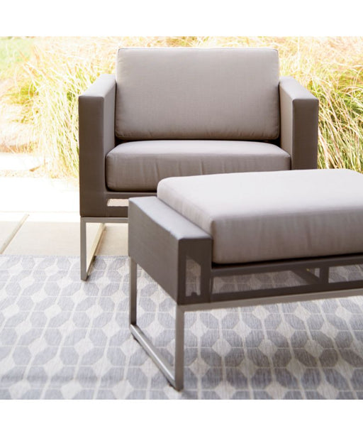 Dune Taupe Outdoor Lounge Chair with Sunbrella ® Cushions
