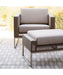 Dune Taupe Outdoor Lounge Chair with Sunbrella ® Cushions