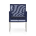 Dune Navy Outdoor Dining Chair with Sunbrella ® Cushion