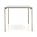 Dune 77" Rectangular Outdoor Dining Table with Taupe Painted Glass