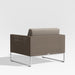 Dune Taupe Outdoor Lounge Chair with Sunbrella ® Cushions