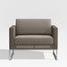 Dune Taupe Outdoor Lounge Chair with Sunbrella ® Cushions