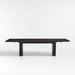 Dunewood 96"-116" Charcoal Wood Extendable Dining Table