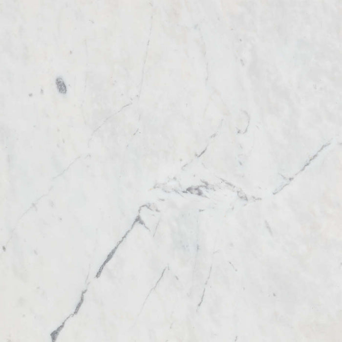 Batten 30" White Marble Top and Oak Wood Single Sink Floating Vanity