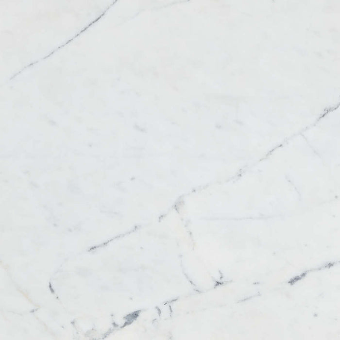 Batten 30" White Marble Top and Oak Wood Single Sink Floating Vanity