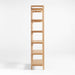 Elias Natural Elm Wood Open Bookcase