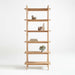 Elias Natural Elm Wood Open Bookcase