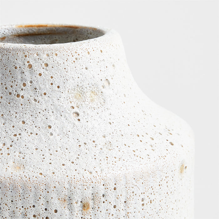 Ema Ceramic White Floor Vase