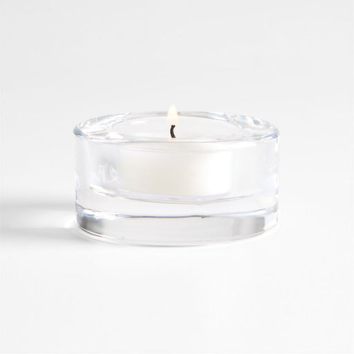 Essential Modern Small Glass Tealight Candle Holder