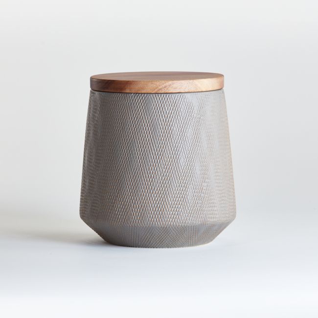 Ethan Small Grey Canister