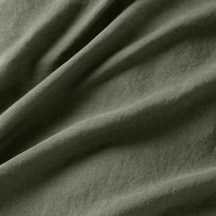 EUROPEAN FLAX ™-Certified Linen Burnt Green Queen Bed Sheet Set