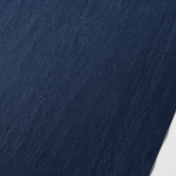 Marin 120" Deep Indigo EUROPEAN FLAX -Certified Linen Table Runner