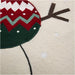 Fair Isle Snowman 20"x20" Ivory Multi Throw Pillow Cover by Joan Anderson