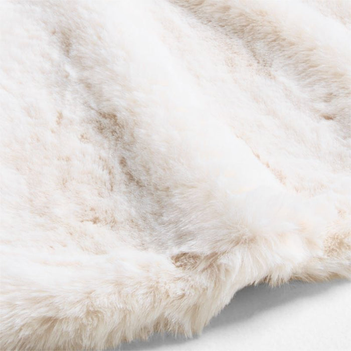 Winter White Faux Fur Christmas Tree Skirt