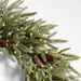 Faux Frosted Pre-Lit LED Norway Spruce Wreath 30"
