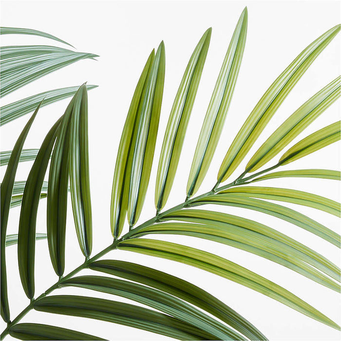 Faux Green Palm Leaf Stem 66"