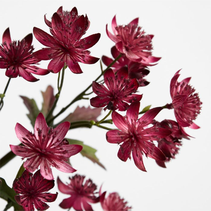 Faux Herb Flower Spray 24"