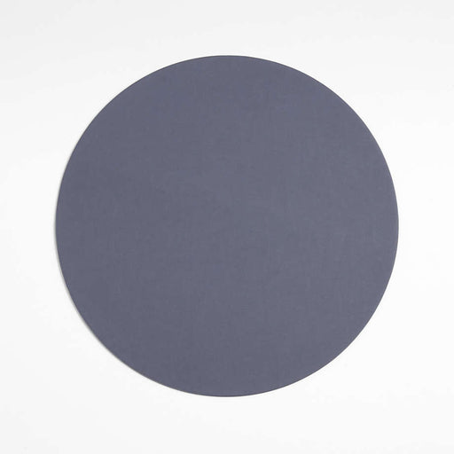 Rizzo Faux Leather Placemat Grey