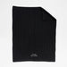 Storm Grey Wool Blend 70''x55" Fisherman Knit Throw Blanket