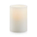 Warm White Flameless 3"x4" Wax Pillar Candle