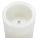 Warm White Flameless 3"x4" Wax Pillar Candle