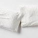 Organic Cotton Flannel Spruce Green King Windowpane Pillowcases, Set of 2