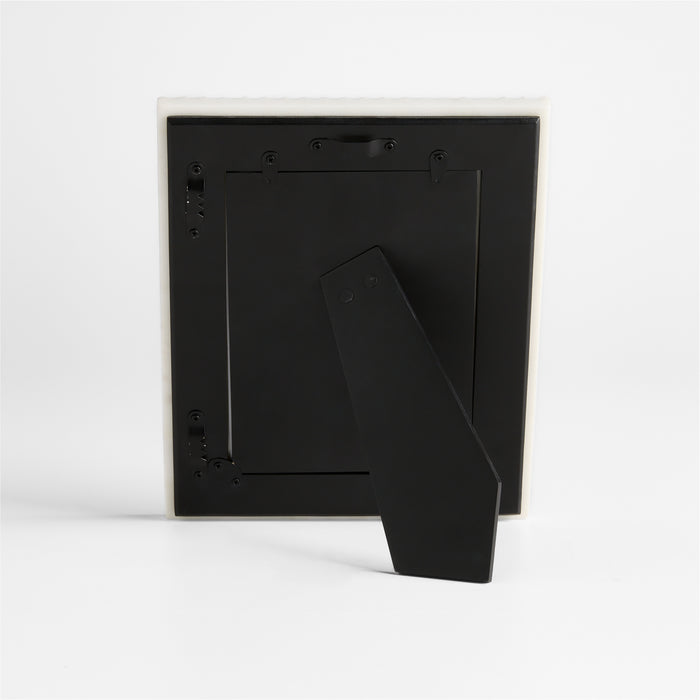 Fluted White Marble 5x7 Picture Frame