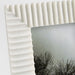 Fluted White Marble 5x7 Picture Frame