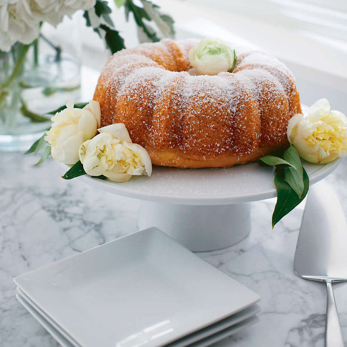 Aspen Porcelain Pedestal Cake Stand