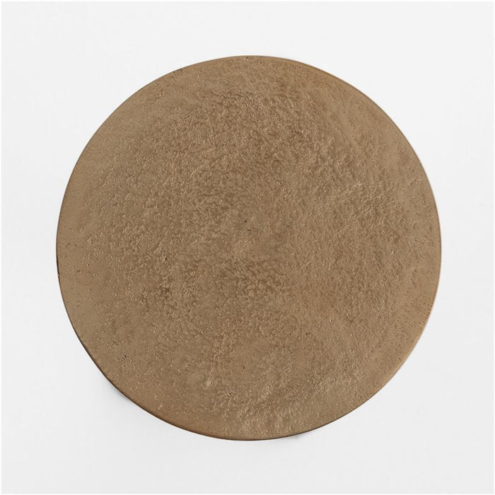 Foundry Bronze Cast Aluminum 9" Drink Table