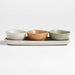 Carmel 3-Part Ceramic Dip Bowl & Tray by Gaby Dalkin