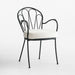 Galleria Metal Outdoor Dining Armchair with Cushion