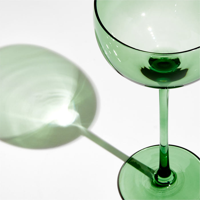 Green Aperitif Glass Set of 4