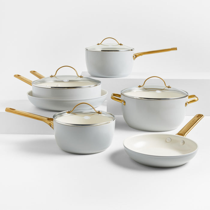 GreenPan ™ Reserve Dove Grey 10-Piece Non-Stick Cookware Set