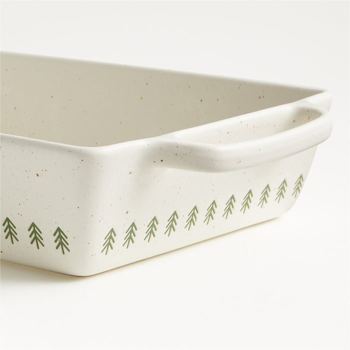 Green Trees Christmas 9"x13" Baking Dish