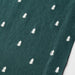 Green Trees Embroidered 120" European Flax ®-Certified Linen Table Runner