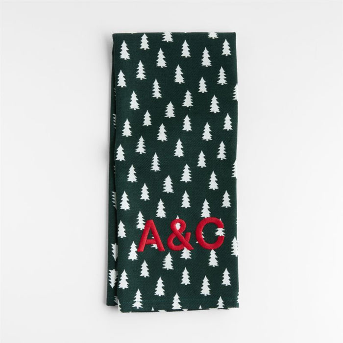 Green Trees Organic Cotton Dish Towel