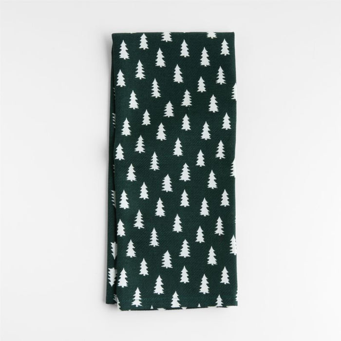 Green Trees Organic Cotton Dish Towel