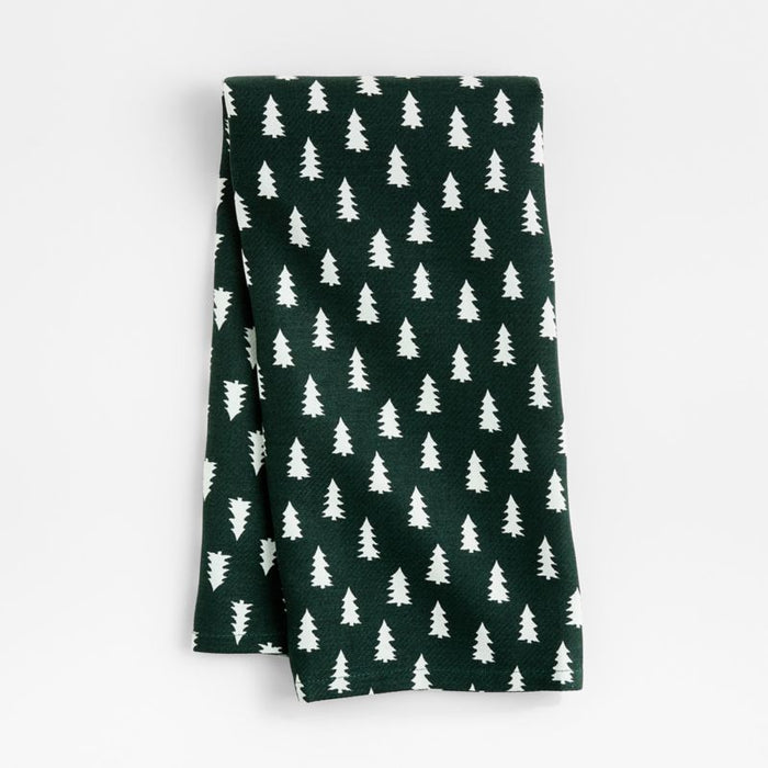 Green Trees Organic Cotton Dish Towel