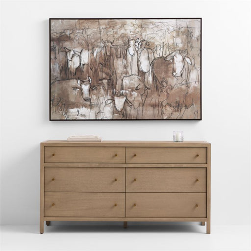 "Graze" by Kichael Bonofiglio 61" x 41" Framed Wall Art Print