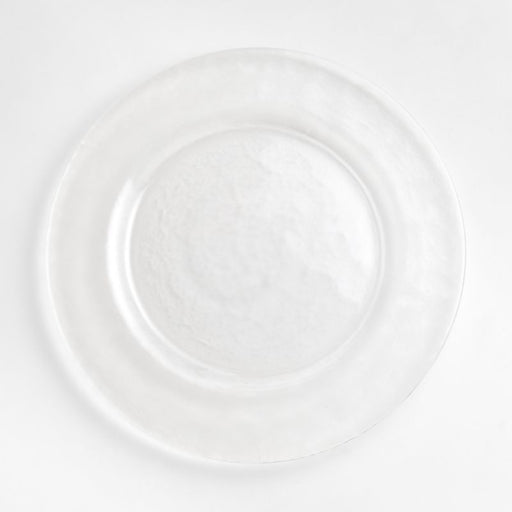 Hammered Glass Charger Plate